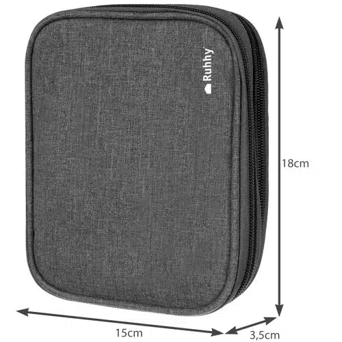 Horgolótű készlet praktikus tokban, vonalzó, olló és sok más kiegészítővel - 85 + 1 db (WNDR19456) - Image 3