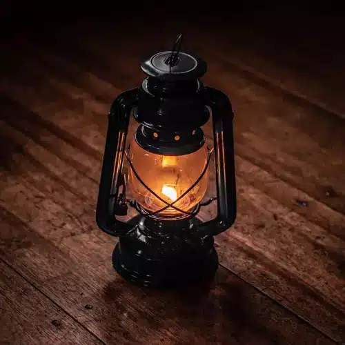 Retro asztali és kézi petróleumlámpa - 24cm (WNDR20683) - Image 4