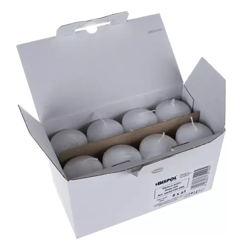 Fehér gyertya szett - 8 darab (WNDR20686) - Image 8