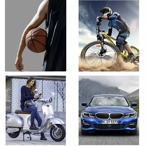 Kézi biciklipumpa - tömlővel és nyomásmérővel (WNDR19164) - Image 6