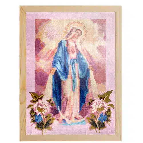 Barna színű fenyő képkeret, strasszkő és gyémánt kirakókhoz 24 x 34 cm (WNDR19917) - Image 5