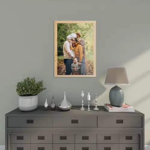 Barna színű fenyő képkeret, strasszkő és gyémánt kirakókhoz 24 x 34 cm (WNDR19917) - Image 3