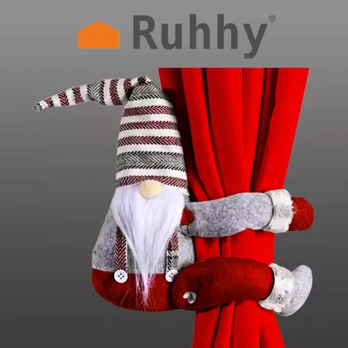 Skandináv manó alakú függöny elkötő - tépőzáras dekoráció Ruhhy (WNDR20360) - Image 2