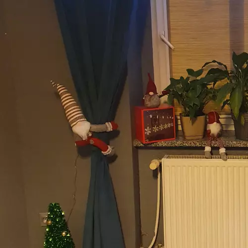 Skandináv manó alakú függöny elkötő - tépőzáras dekoráció Ruhhy (WNDR20360) - Image 4