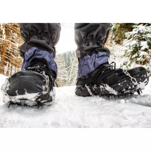 Állítható, csúszásgátlós, tépőzáras rozsdamentes acél hágóvas praktikus táskával – 44-47-es méret (WNDR20307) - Image 4