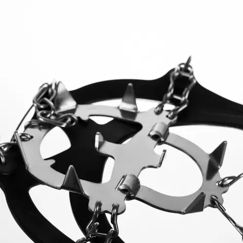 Állítható, csúszásgátlós, tépőzáras rozsdamentes acél hágóvas praktikus táskával – 40-44-es méret (WNDR20309) - Image 8