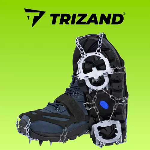 Állítható, csúszásgátlós, tépőzáras rozsdamentes acél hágóvas praktikus táskával – 40-44-es méret (WNDR20309) - Image 3