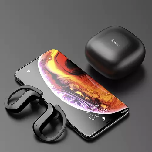 Vezeték nélküli Bluetooth fülhallgató - LED kijelzővel, beépített powerbankkal és microUSB töltőkábellel (WNDR20378) - Image 9