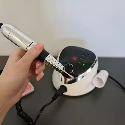 Manikűr és pedikűr gép 6 csiszolófejjel, digitális kijelzővel (WNDR20789) - Image 4