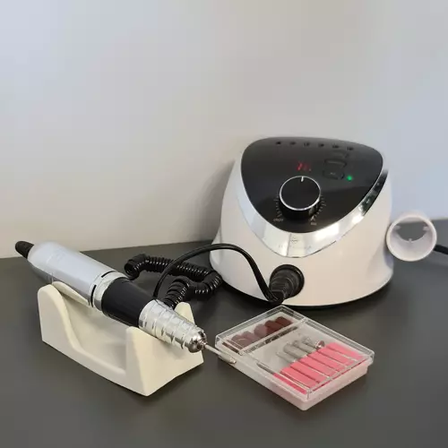 Manikűr és pedikűr gép 6 csiszolófejjel, digitális kijelzővel (WNDR20789) - Image 6