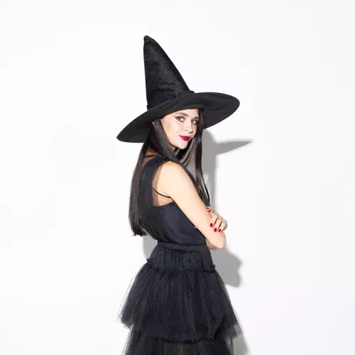 Női hosszú paróka - fonott fekete paróka Soulima (WNDR21773) - Image 7