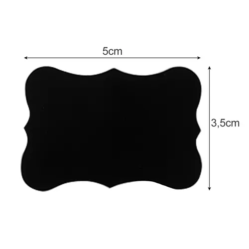 Többször használható, törölhető öntapadós fekete matricák fehér tollal (WNDR21643) - Image 5