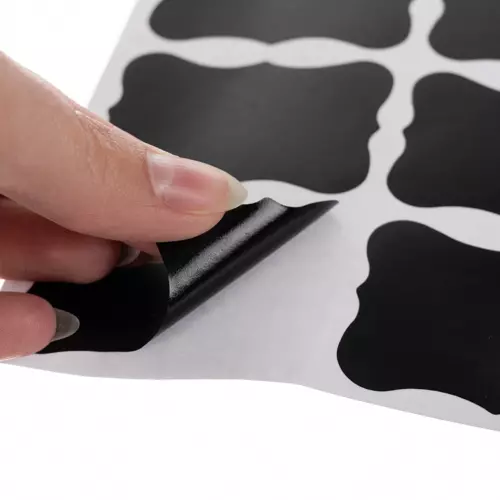 Többször használható, törölhető öntapadós fekete matricák fehér tollal (WNDR21643) - Image 8