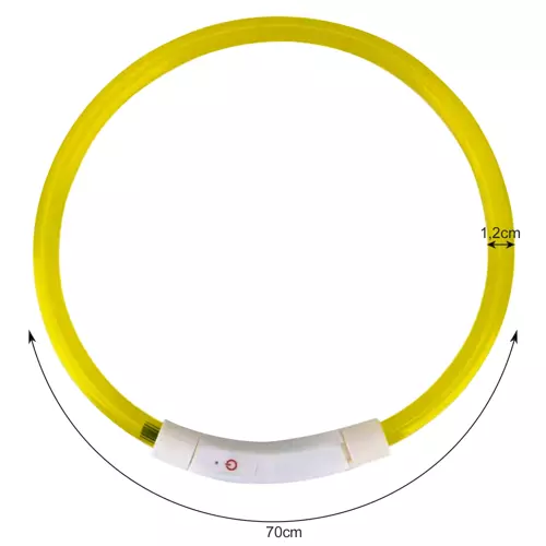 Méretre szabható világító kutya nyakörv esti sétákhoz bármilyen méretű kutyának (WNDR21631) - Image 7