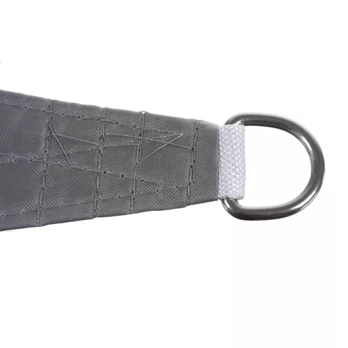 Napvitorla - háromszögletű, vízálló, UV szűrős, szürke 4x4x4m (WNDR23141) - Image 9