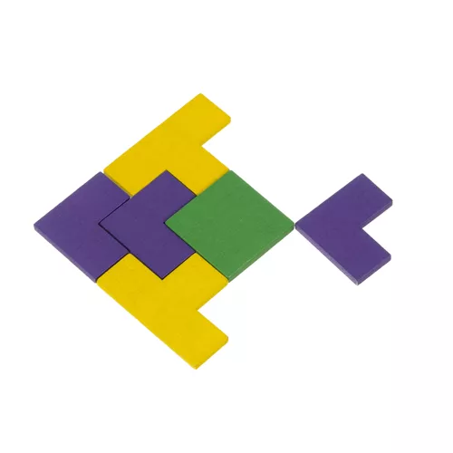 Logikai környezetbarát fa térbeli tetrisz játék (WNDR22667) - Image 5