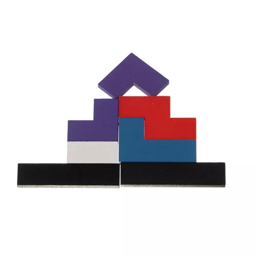 Logikai környezetbarát fa térbeli tetrisz játék (WNDR22667) - Image 6