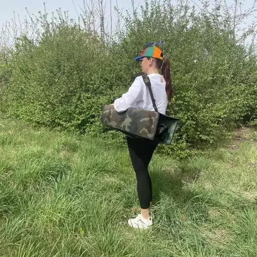 Horgászszék állítható árnyékolóval – kényelmes és masszív kialakítás (WNDR23672) - Image 5