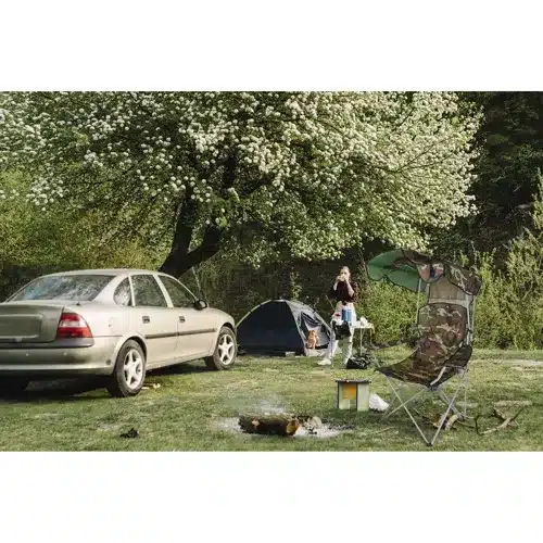 Horgászszék állítható árnyékolóval – kényelmes és masszív kialakítás (WNDR23672) - Image 18