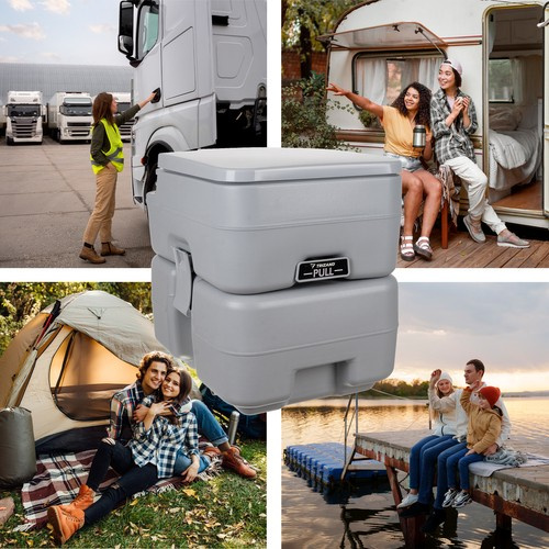 Hordozható moduláris túravécé – 12L víztartály és 20L szennyvíz tartály (WNDR24498) - Image 2