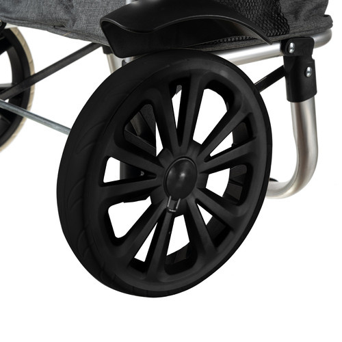 Nagy és tágas bevásárlókocsi habkerekekkel és vízálló kialakítással (WNDR23187) - Image 7