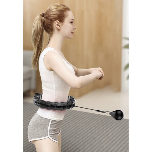 Trizand súlyzóval és masszírozó tüskékkel ellátott hula-hopp karika (WNDR25208) - Image 9