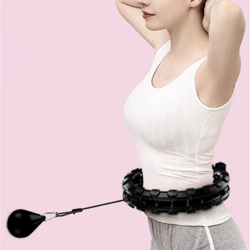 Trizand súlyzóval és masszírozó tüskékkel ellátott hula-hopp karika (WNDR25208) - Image 5