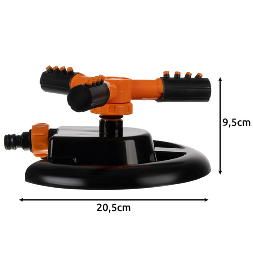 360° Kerti Sprinkler - 3-karos Forgó Locsoló, 10m Hatótávolság, GARDLOV (WNDR25427) - Image 11