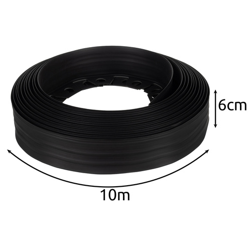 GARDLOV flexibilis kerti perem – 6 cm x 10 m fekete, 20 rögzítő cövekkel (WNDR24562) - Image 12