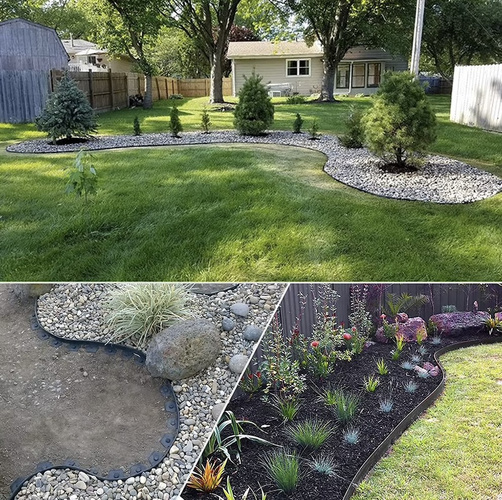 GARDLOV flexibilis kerti perem – 6 cm x 10 m fekete, 20 rögzítő cövekkel (WNDR24562) - Image 2