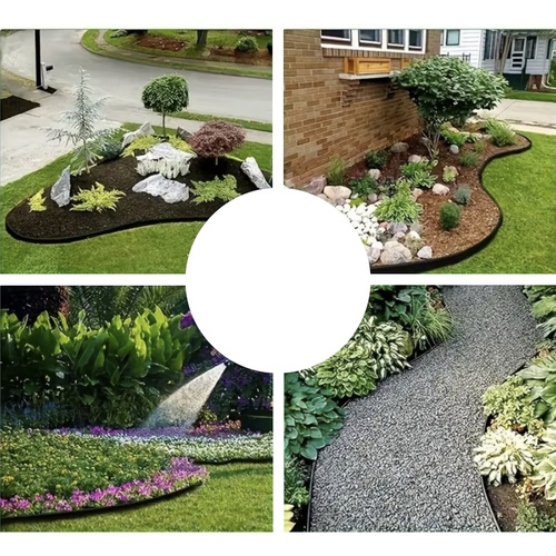 GARDLOV flexibilis kerti perem – 6 cm x 10 m fekete, 20 rögzítő cövekkel (WNDR24562) - Image 5