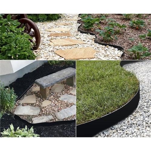 GARDLOV flexibilis kerti perem – 6 cm x 10 m fekete, 20 rögzítő cövekkel (WNDR24562) - Image 6