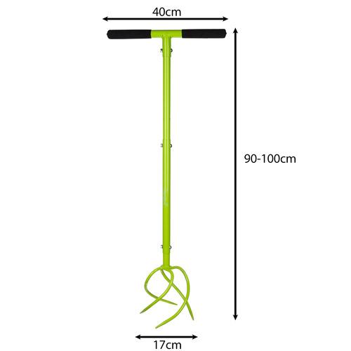 Kézi Kertészeti Kultivátor & Talajlazító – Állítható Nyéllel a Kényelmes Munkához (WNDR25319) - Image 9