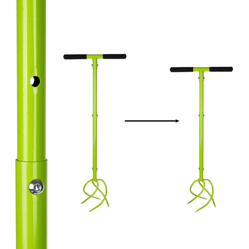 Kézi Kertészeti Kultivátor & Talajlazító – Állítható Nyéllel a Kényelmes Munkához (WNDR25319) - Image 7