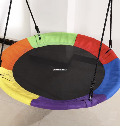 Fészekhintás Kerti Hinta Gyerekeknek – 100 cm Átmérő, 160 kg Teherbírás (WNDR25285) - Image 3