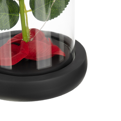 RUHHY Örök Rózsa Üvegkupolában LED Világítással – Az Időtlen Szerelem Szimbóluma (WNDR25682) - Image 10