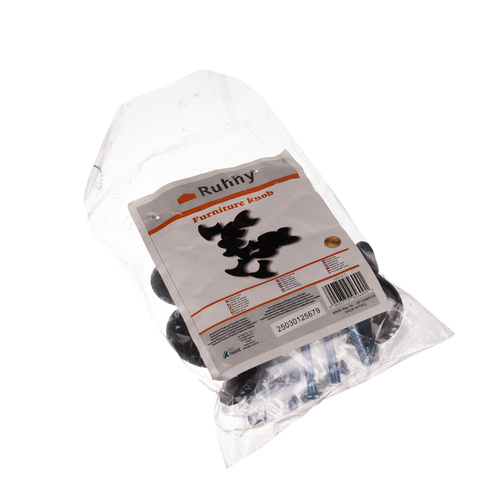 RUHHY 10 darabos Matt Fekete Bútorfogantyú Szett – Modern, Ipari Stílusú Gombok (WNDR25679) - Image 13