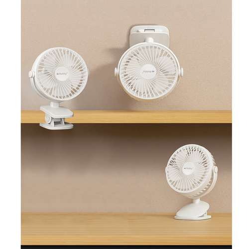 RUHHY Vezeték nélküli Csiptetős Ventilátor – Fehér, 3 az 1-ben Hűsítő Kényelem (WNDR25566) - Image 4