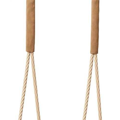 Velúr hintaszék kisgyermekeknek - Kruzzel - bézs, fa (WNDR26685) - Image 4