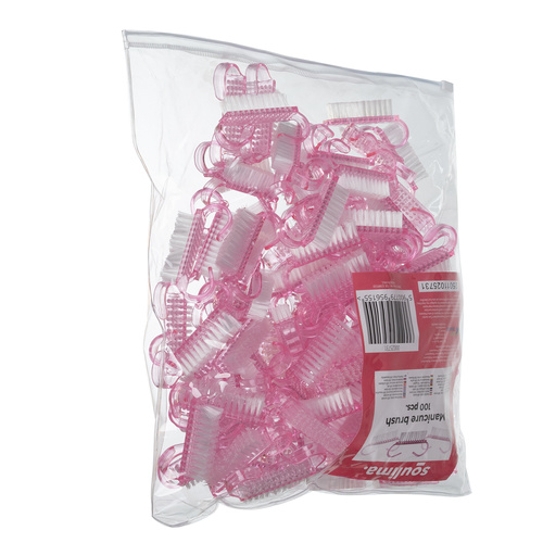 SOULIMA 100 darabos egyszer használatos manikűr kefe készlet – higiénikus, praktikus, mindig kéznél (WNDR25731) - Image 5