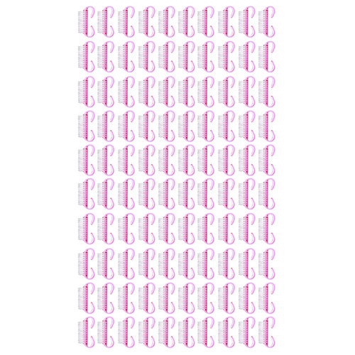 SOULIMA 100 darabos egyszer használatos manikűr kefe készlet – higiénikus, praktikus, mindig kéznél (WNDR25731) - Image 9