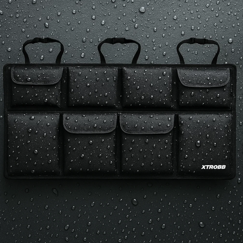 XTROBB Tartós autós üléstámla rendező 8 zsebbel - fekete (WNDR25251) - Image 5