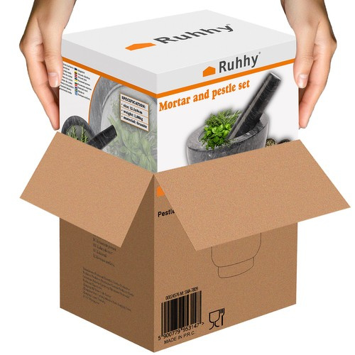 Természetes márvány mozsár törővel – tartós, higiénikus, stílusos (WNDR24576) - Image 13