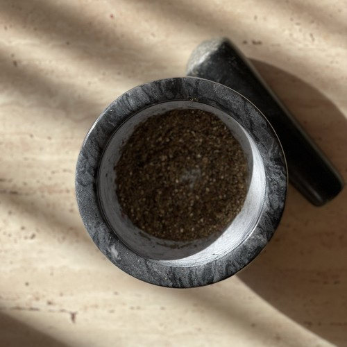 Természetes márvány mozsár törővel – tartós, higiénikus, stílusos (WNDR24576) - Image 6