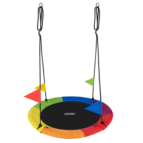 KRUZZEL Gólyafészek Hinta – 110 cm-es, színes, kültéri/otthoni használatra (WNDR25284) - Image 6