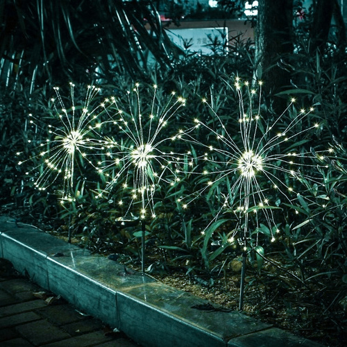 Gardlov napelemes pitypang lámpa szett (2 db) – hidegfehér fény, IP65 időjárásálló (WNDR25477) - Image 5