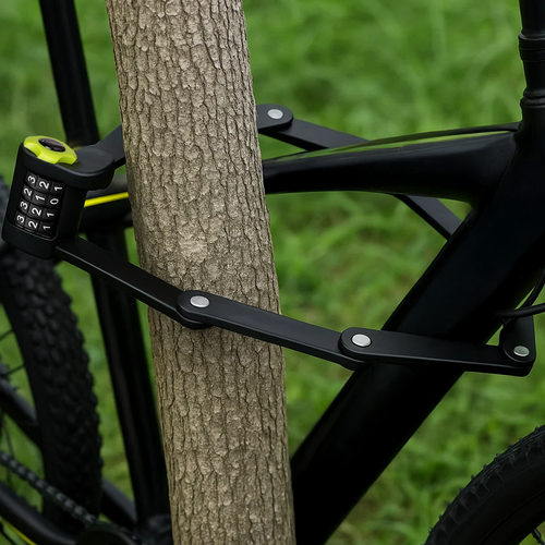 TRIZAND összecsukható kerékpárlakat – megbízható védelem városi bringásoknak (WNDR25733) - Image 2